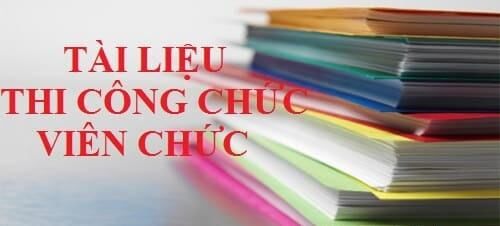 Bài thi thử trắc nghiệm môn Kiến thức chung ôn thi công chức