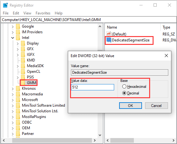 Tăng dung lượng Vram thông qua Registry Editor