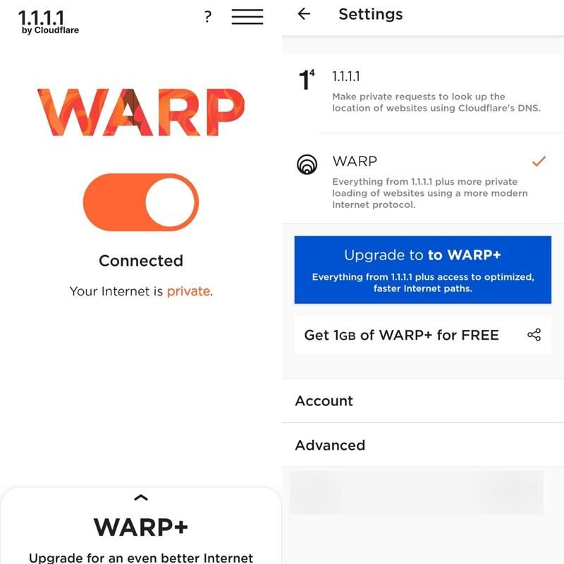 Cách nhập code 1.1.1.1 dịch vụ VPN Warp+ lên đến 270 TB