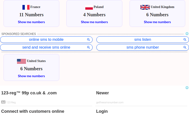 *Get Free Sms Number