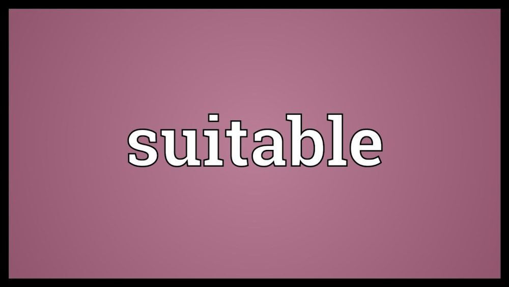 Suitable đi với giới từ gì