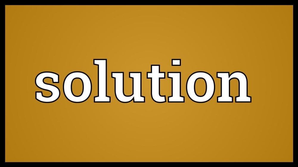 Solution đi với giới từ gì trong tiếng Anh?