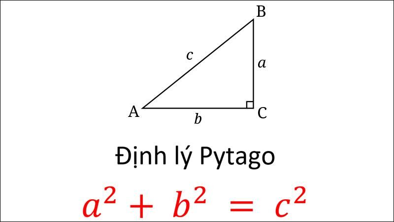 Phiếu bài tập định lí Pitago có đáp án chi tiết (word)